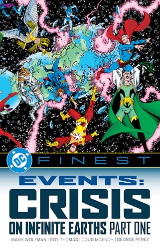 DC Comics cover featuring many superheroes amidst a cosmic, chaotic scene.