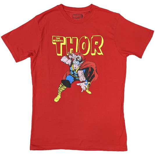 Medium unisex t-shirt featuring Thor’s hammer, Mjolnir, graphic print.
