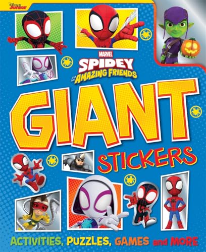 Marvel Spidey and his Amazing Friends sticker book cover with various character illustrations.