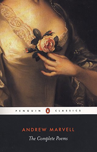 Book cover: “The Complete Poems” by Andrew Marvell, with a floral painting.