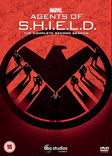 Marvel's Agents of S.H.I.E.L.D. Season 2 DVD cover with character silhouettes.