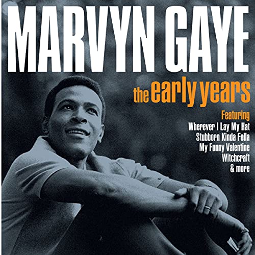 CD cover for Marvin Gaye’s “The Early Years” featuring a portrait of Gaye.