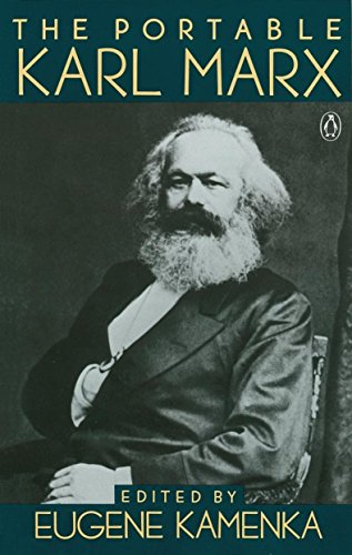 Book cover featuring a portrait of Karl Marx with a long beard.