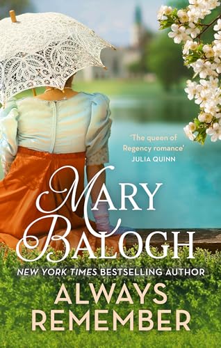 Book cover: woman with parasol, orange skirt, and floral background.