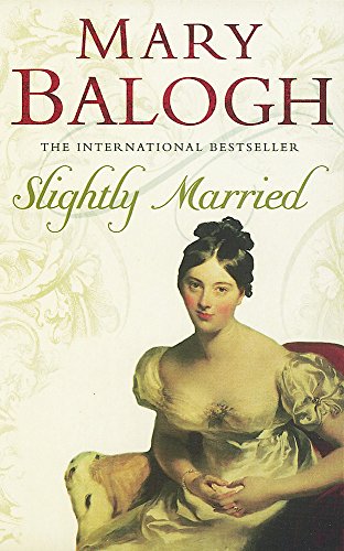 Book cover for Slightly Married by Mary Balogh featuring a portrait of a woman.