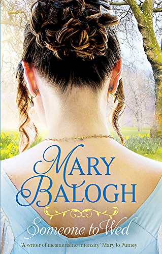 Book cover: woman in blue dress, back view, with title "Someone to Wed".