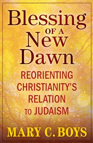 Book cover with gold and red text: "Blessing of a New Dawn" by Mary C. Boys.