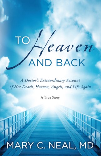 Book cover with a bright sky, a path, and title “To Heaven and Back.”