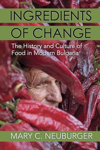 Book cover: “Ingredients of Change” featuring red peppers and a woman’s face.