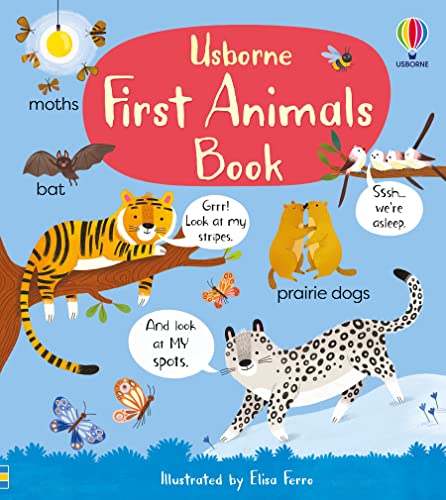 Children’s book cover with illustrated tiger, leopard, prairie dogs, and butterflies.