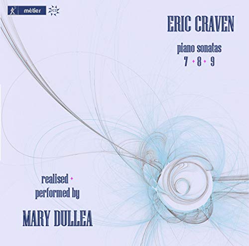 CD cover for Eric Craven piano sonatas performed by Mary Dullea.