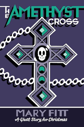 Purple book cover featuring a teal and silver cross with a skull.