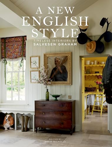 Book cover showing a rustic interior with a wooden dresser, paintings, and a dog.