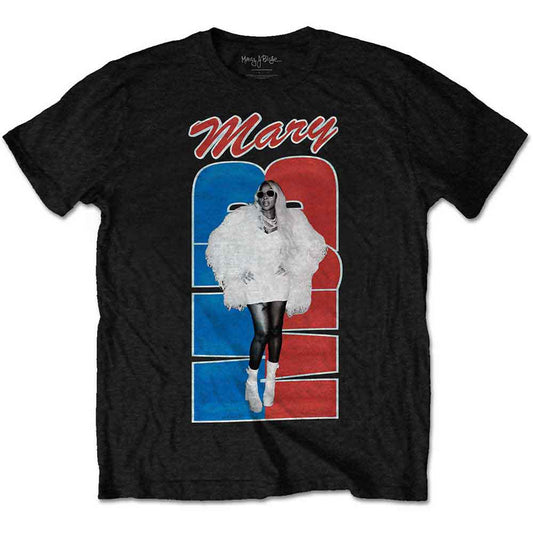 Medium unisex t-shirt featuring Mary J Blige and Team USA branding.