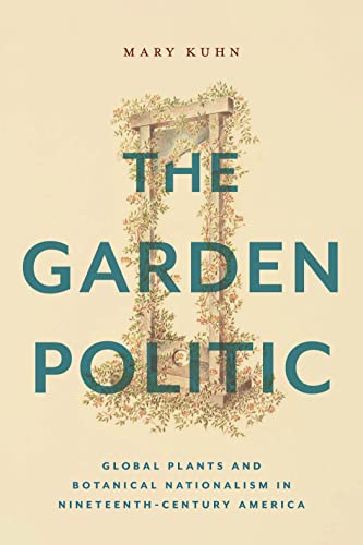 Book cover with large blue text and botanical illustration of vines.