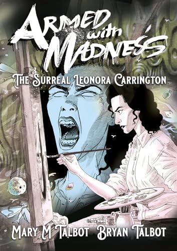 Book cover depicting a painter and a screaming, distorted face.