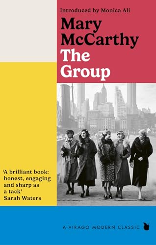 Book cover: "The Group" by Mary McCarthy, featuring women in 1930s attire.
