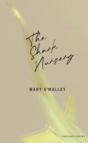 Book cover: "The Shark Nursery" by Mary O’Malley, with pale green plant.