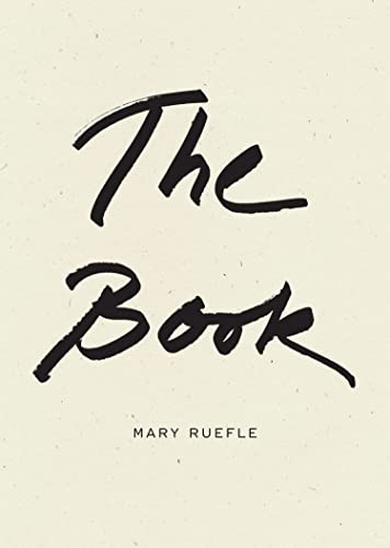 Book cover with black, handwritten-style title "The Book" on a cream background.