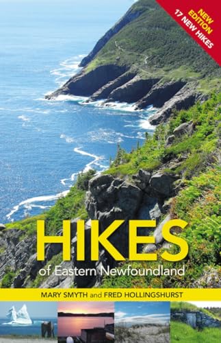 Book cover featuring a coastal landscape of Eastern Newfoundland with large text.