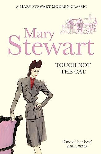 Book cover featuring a woman in a grey suit and a line-drawing house.