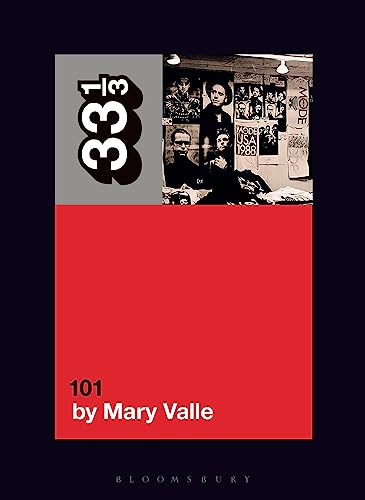 Book cover for "Depeche Mode's 101" by Mary Valle, black and red design.