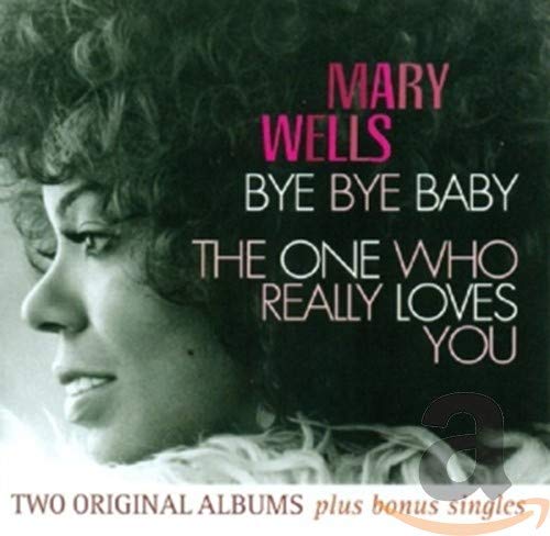 CD cover featuring a portrait of Mary Wells with pink text.