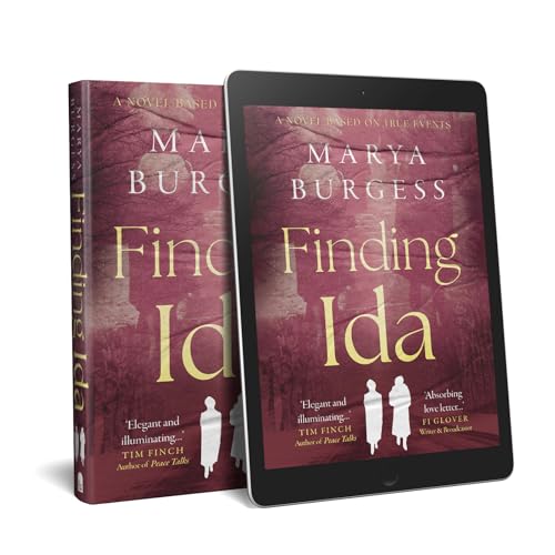 Book cover for “Finding Ida” by Marya Burgess, showing a misty forest.