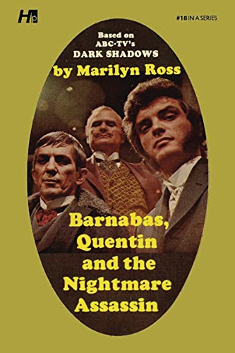 Book cover featuring three men in formal wear, “Dark Shadows” title.