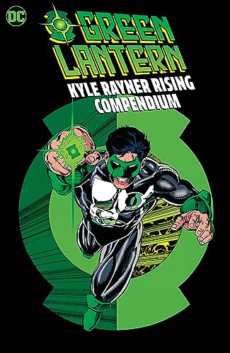 Green Lantern Kyle Rayner comic book cover, featuring a superhero in green.
