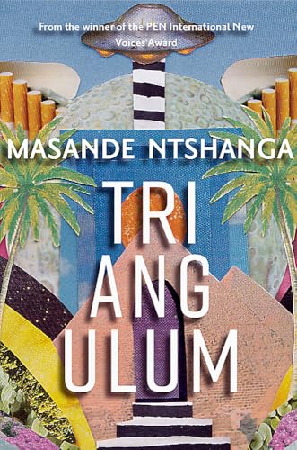 Book cover for "Triangulum" with collage of plants, shapes, and text.