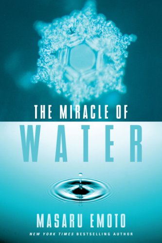 Book cover with a snowflake image and title “The Miracle of Water.”