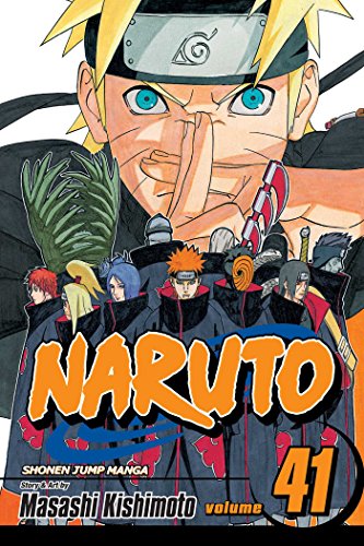 Naruto manga volume 41 cover featuring Naruto and Akatsuki characters.