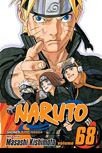 Naruto manga volume 68 cover featuring Naruto and supporting characters.