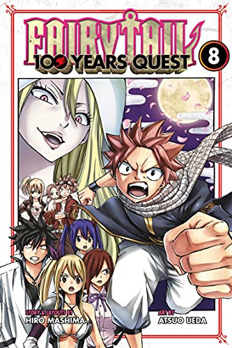 Fairy Tail: 100 Years Quest 8" manga cover with characters in action.