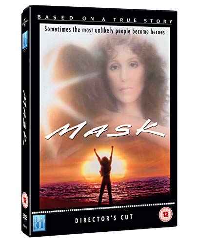 DVD cover for "Mask" featuring Cher and a young woman by the sea.