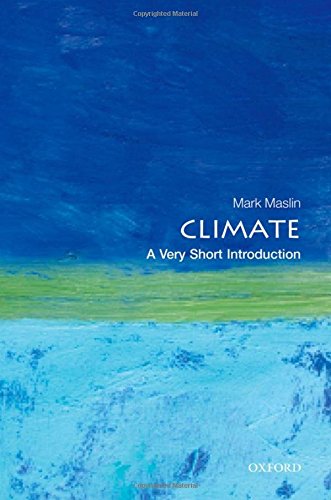 Book cover: "Climate: A Very Short Introduction" by Mark Maslin.