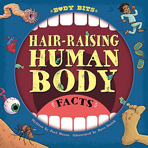 Book cover with illustrated human body parts and bold title text.