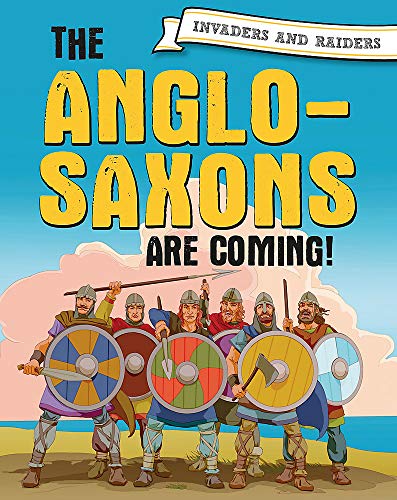 Book cover depicting Anglo-Saxon warriors with shields and weapons.