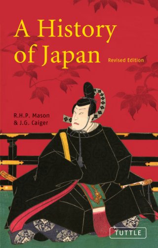 Book cover: “A History of Japan” featuring a traditional Japanese figure.