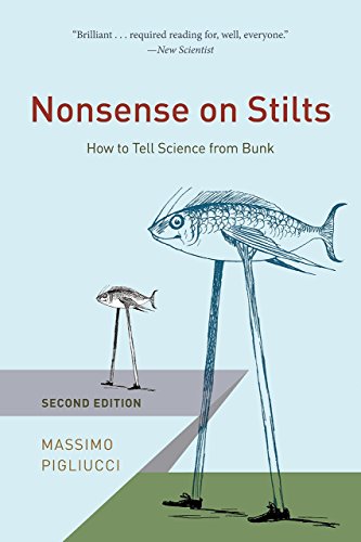 Book cover: "Nonsense on Stilts" with illustration of a fish on legs.