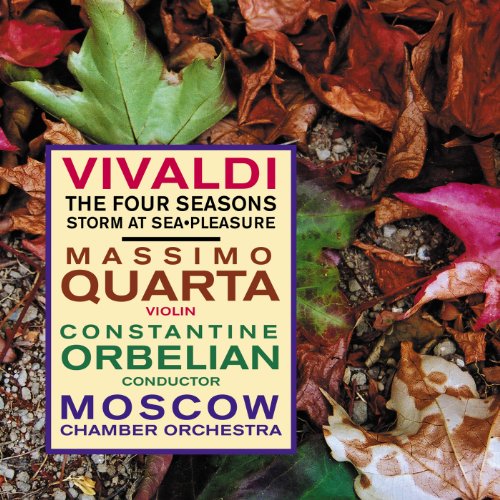 CD cover for Vivaldi’s “The Four Seasons” with autumn leaves.