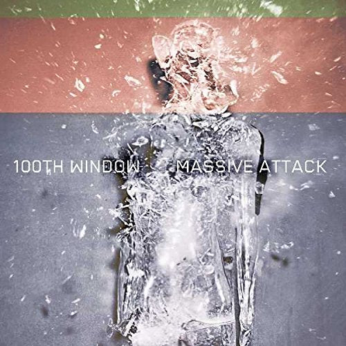 Album cover showing a translucent figure shattering against a background of colored horizontal bands.