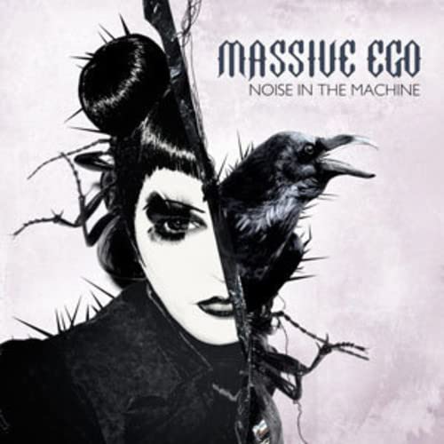 CD cover: half-face portrait with raven and thorny branches.