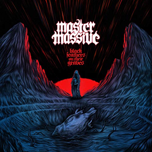 Dark album cover with mountains, a figure, and a raven in foreground.
