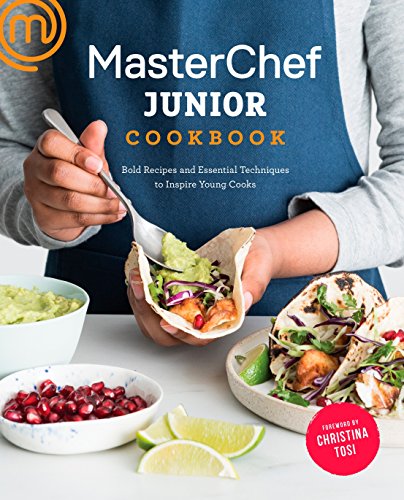 MasterChef Junior Cookbook cover with tacos and a young cook’s hands.