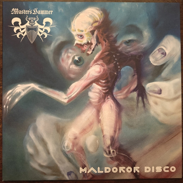 Master's Hammer album cover, "Maldor," featuring a distorted, surreal figure.