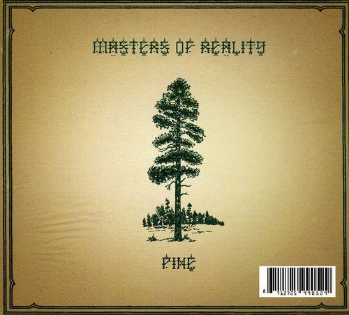 CD album cover with a tree illustration, barcode, and "Masters of Reality" and "Pine" text.