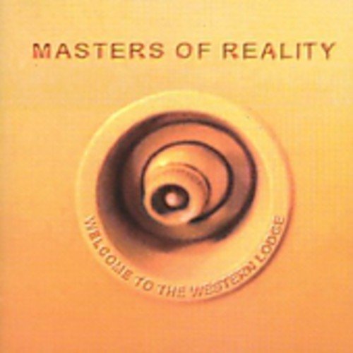 "Orange album cover with swirling vortex and 'Masters of Reality' text."
