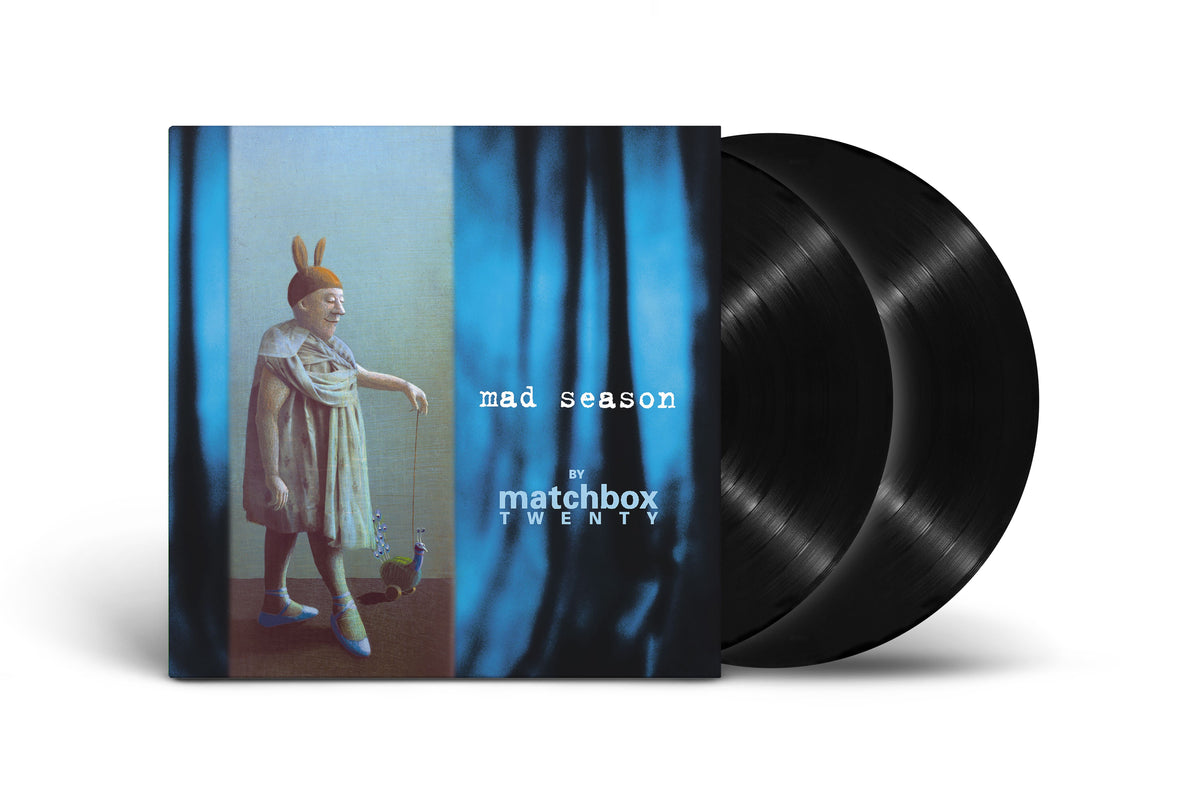 Matchbox Twenty “Mad Season” vinyl record and album cover art.